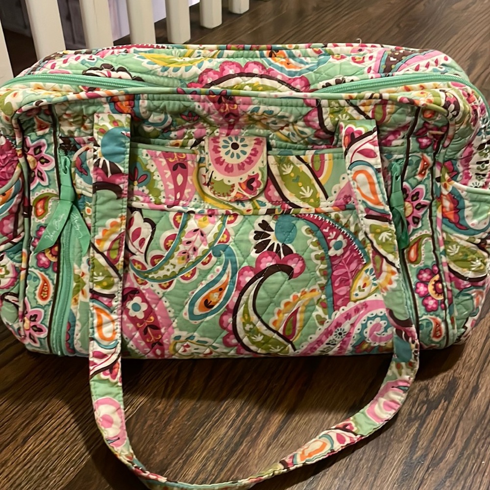 Vera Bradley diaper bag with changing pad
